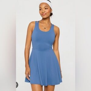 NWT indigo blue fabletics tennis dress size medium short